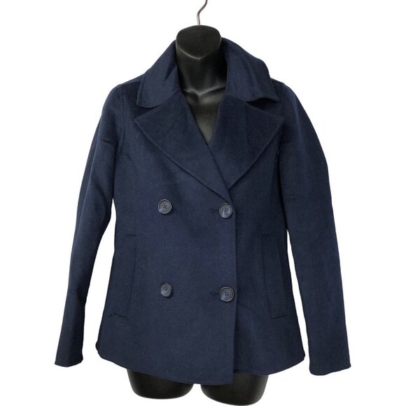 GAP breasted WOOL Blend PETITE COAT XSM NWT - Picture 1 of 6
